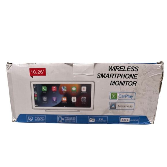 Carplay Screen 10.26 inch Screen Apple, Android, Music, Video Camera Dash Cam - Picture 1 of 16